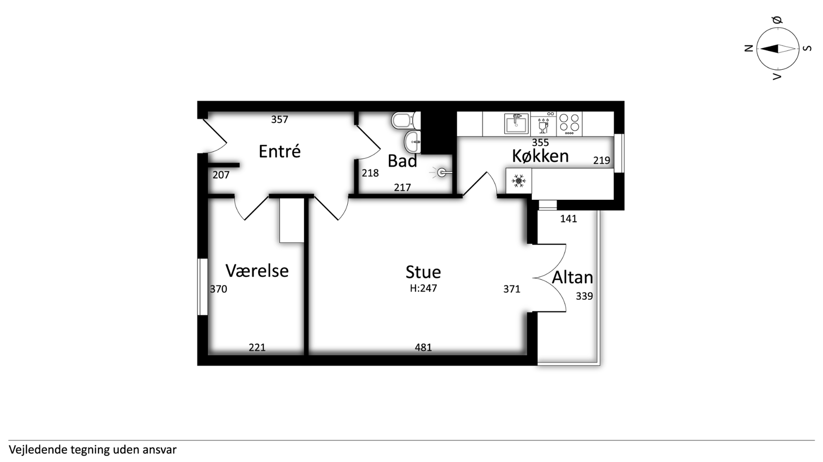 Visual presentation of the listing