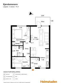 Visual presentation of the listing