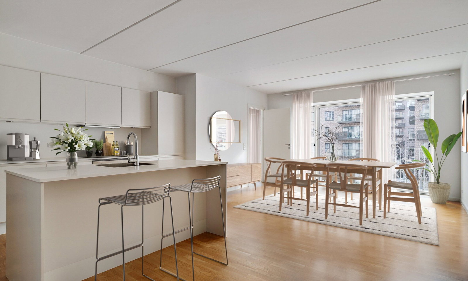 Visual presentation of the listing