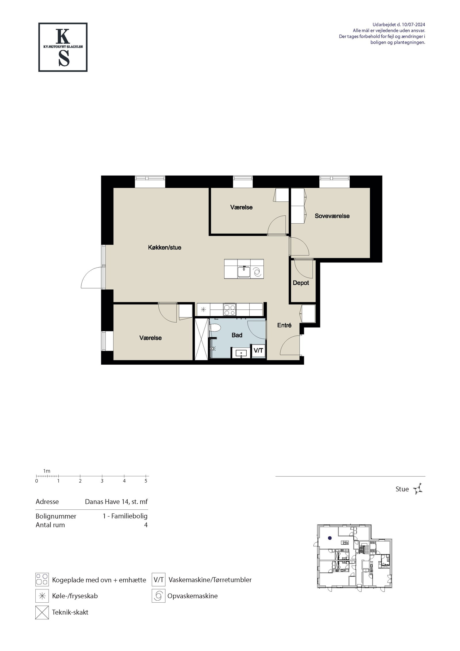Visual presentation of the listing