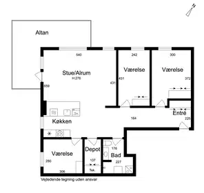 Visual presentation of the listing