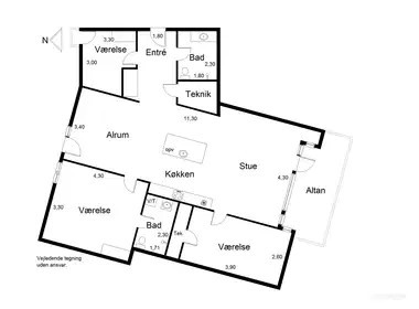 Visual presentation of the listing
