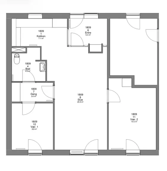 apartment Hyggelig lejlighed med udsigt i udkanten af Haderslev