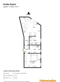 Visual presentation of the listing