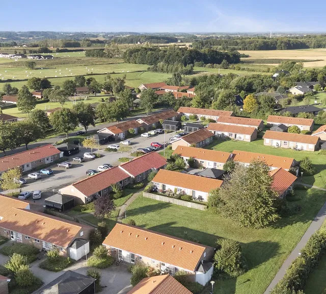 townhouse 1-værelses rækkehus med terrasse i Jelling