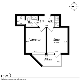 Visual presentation of the listing
