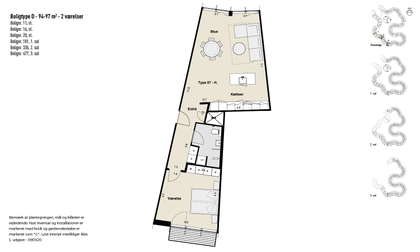 Visual presentation of the listing