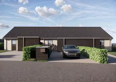 townhouse Nyt 3-værelses rækkehus i Eltang nær natur og Kolding