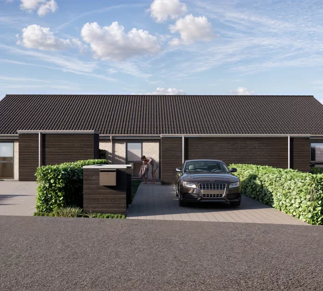 townhouse Nyt 3-værelses rækkehus i Eltang nær natur og Kolding