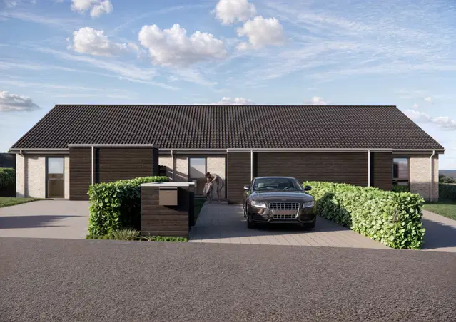 townhouse Nyt 3-værelses rækkehus i Eltang nær natur og Kolding