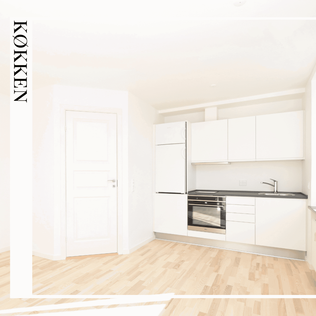 apartment Lys 1-værelses lejlighed med eget køkken og bad
