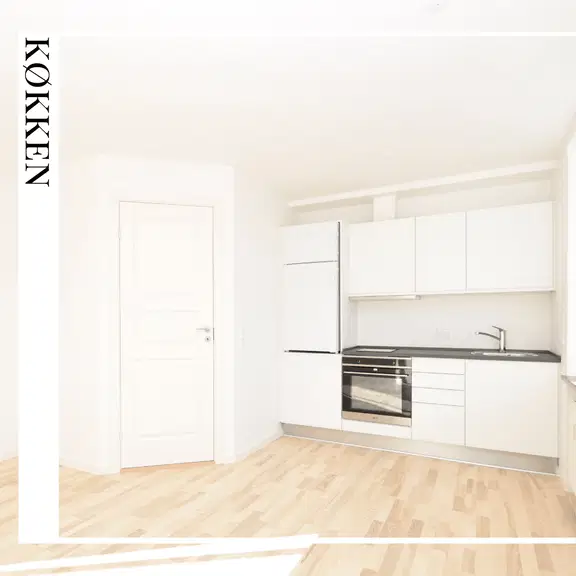 apartment Lys 1-værelses lejlighed med eget køkken og bad