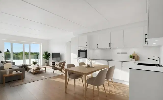 apartment Lys 3-værelses lejlighed 85 m² i Herning