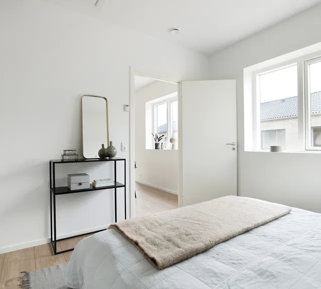 apartment Moderne 1-plans lejebolig i Hasselhøjen, Helsinge