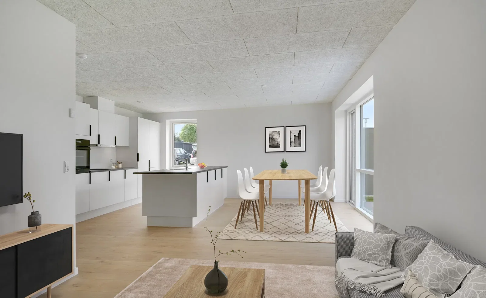 townhouse Lyst 3-værelses rækkehus nær Hedensted centrum
