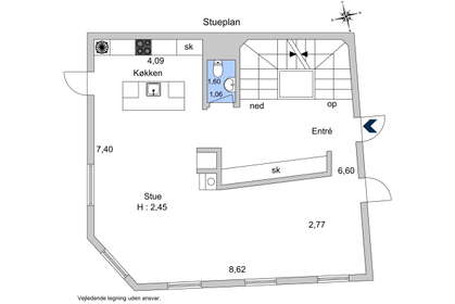 Visual presentation of the listing