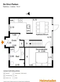 Visual presentation of the listing