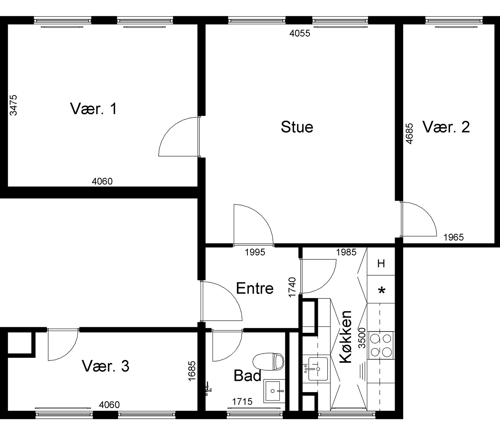 Visual presentation of the listing