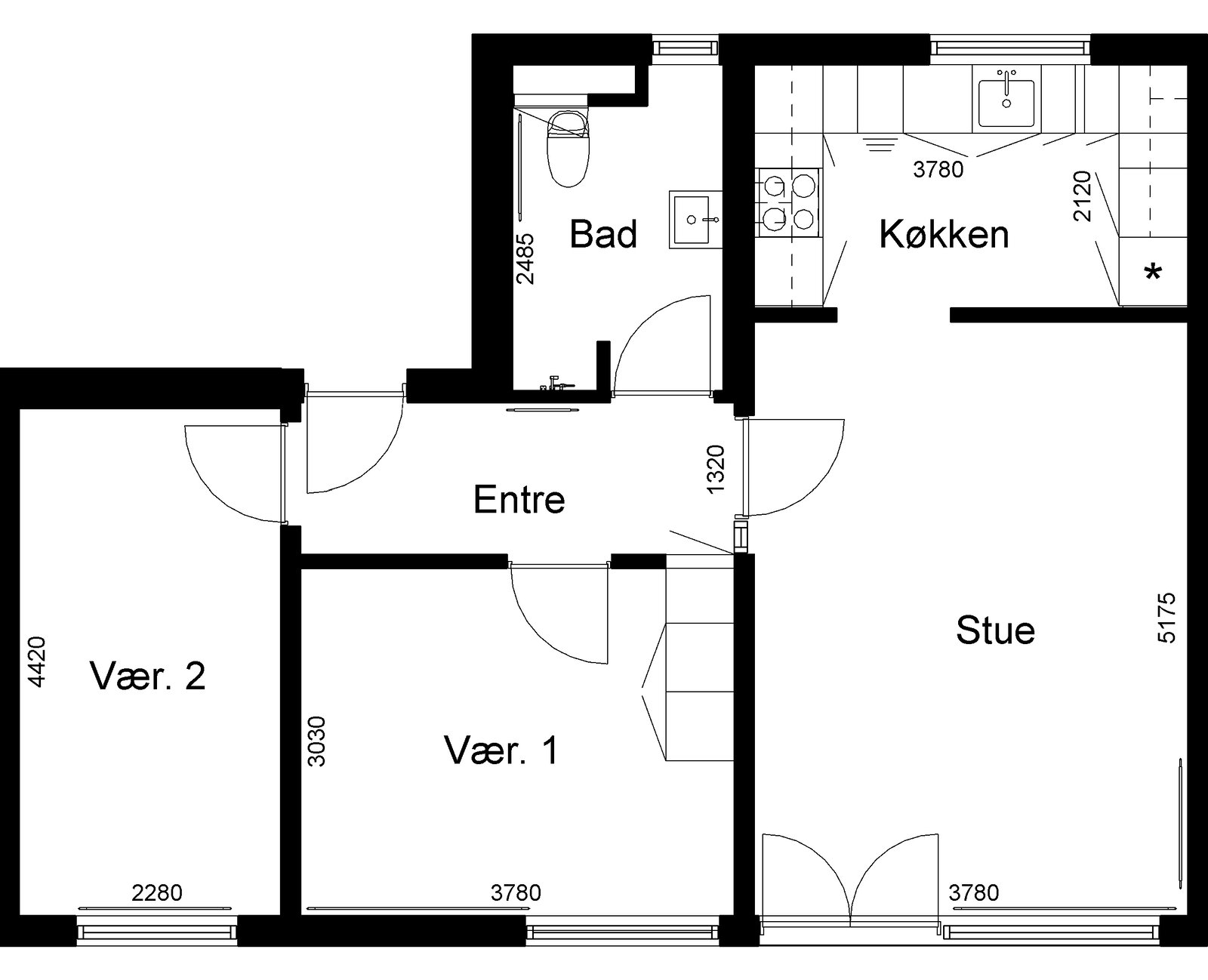 Visual presentation of the listing