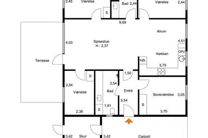 Visual presentation of the listing