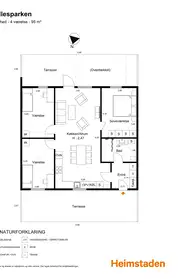 Visual presentation of the listing