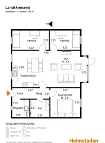 Visual presentation of the listing