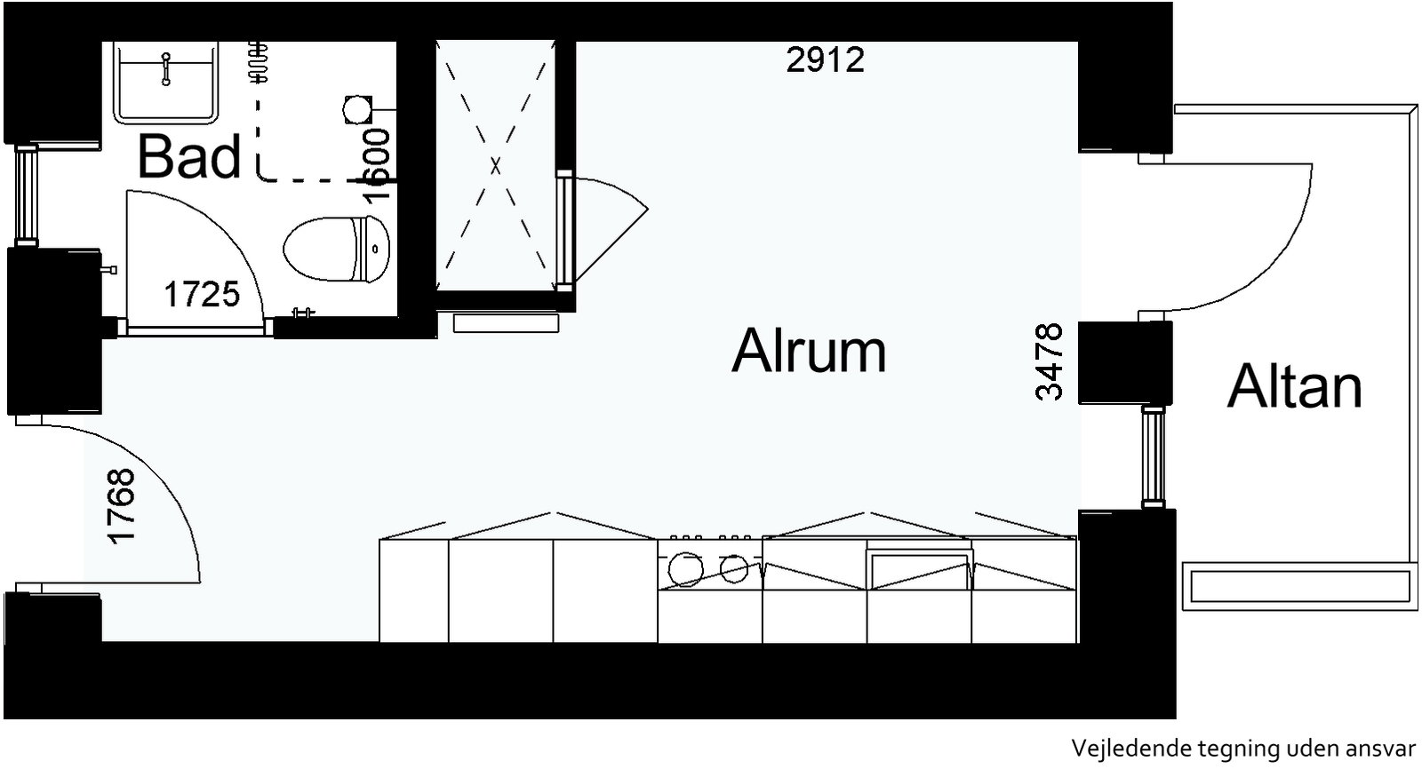 Visual presentation of the listing