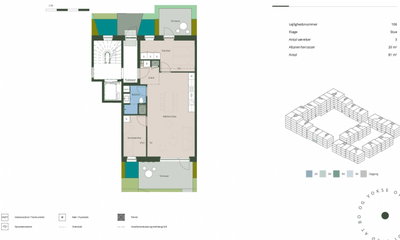 Lækker lejlighed på 81 m2 - Frøstjernestræde, Hedehusene - 1