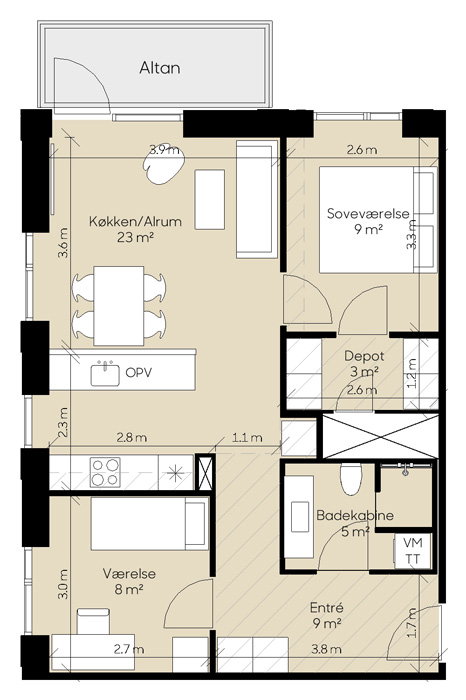 Visual presentation of the listing