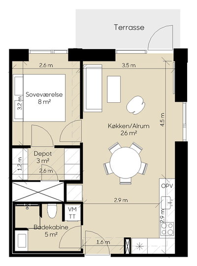 Apartment in a modern cohousing community - Bodil Lindorffs Gade, Aarhus N - 1