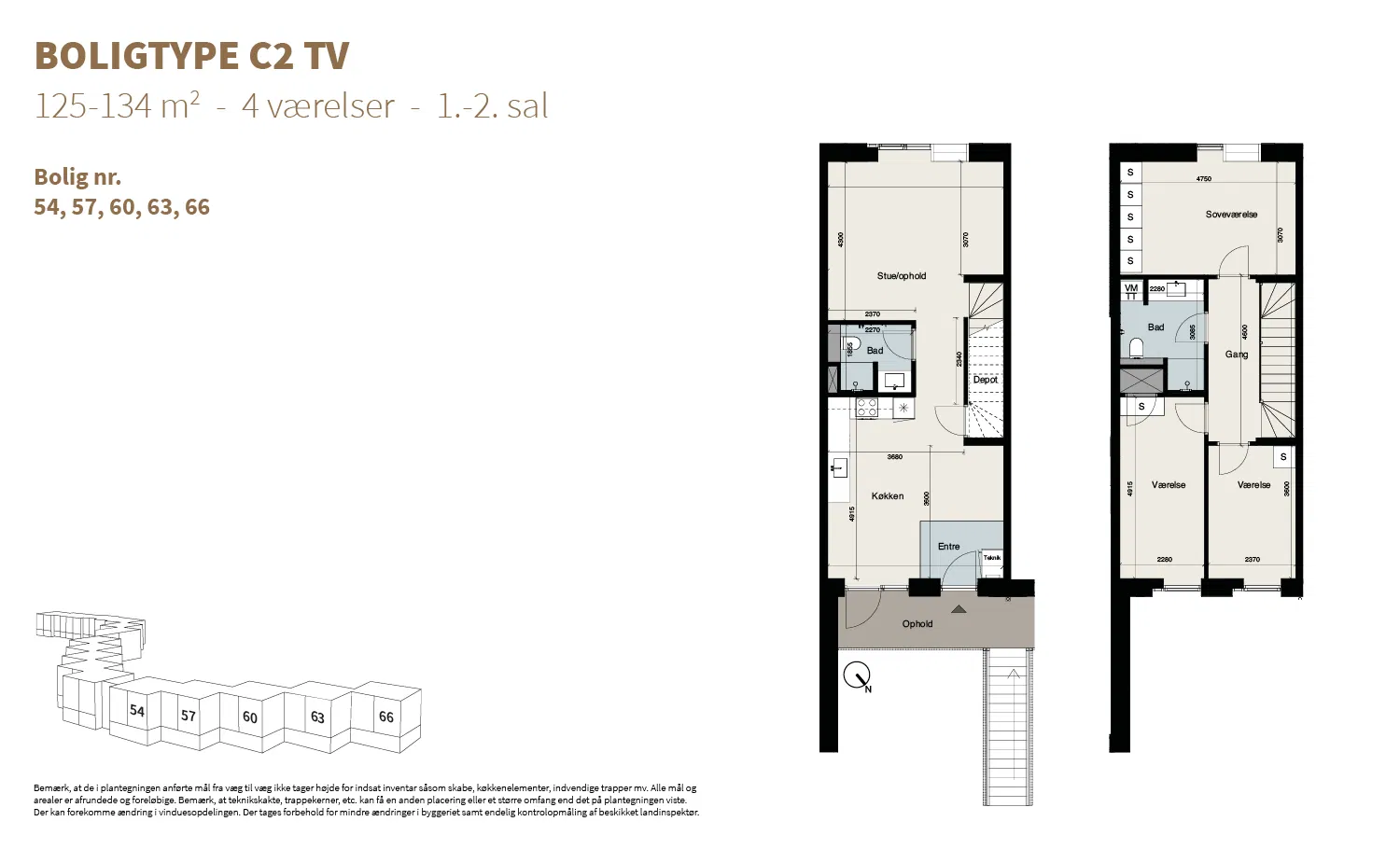 Visual presentation of the listing