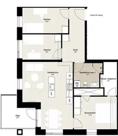 Visual presentation of the listing