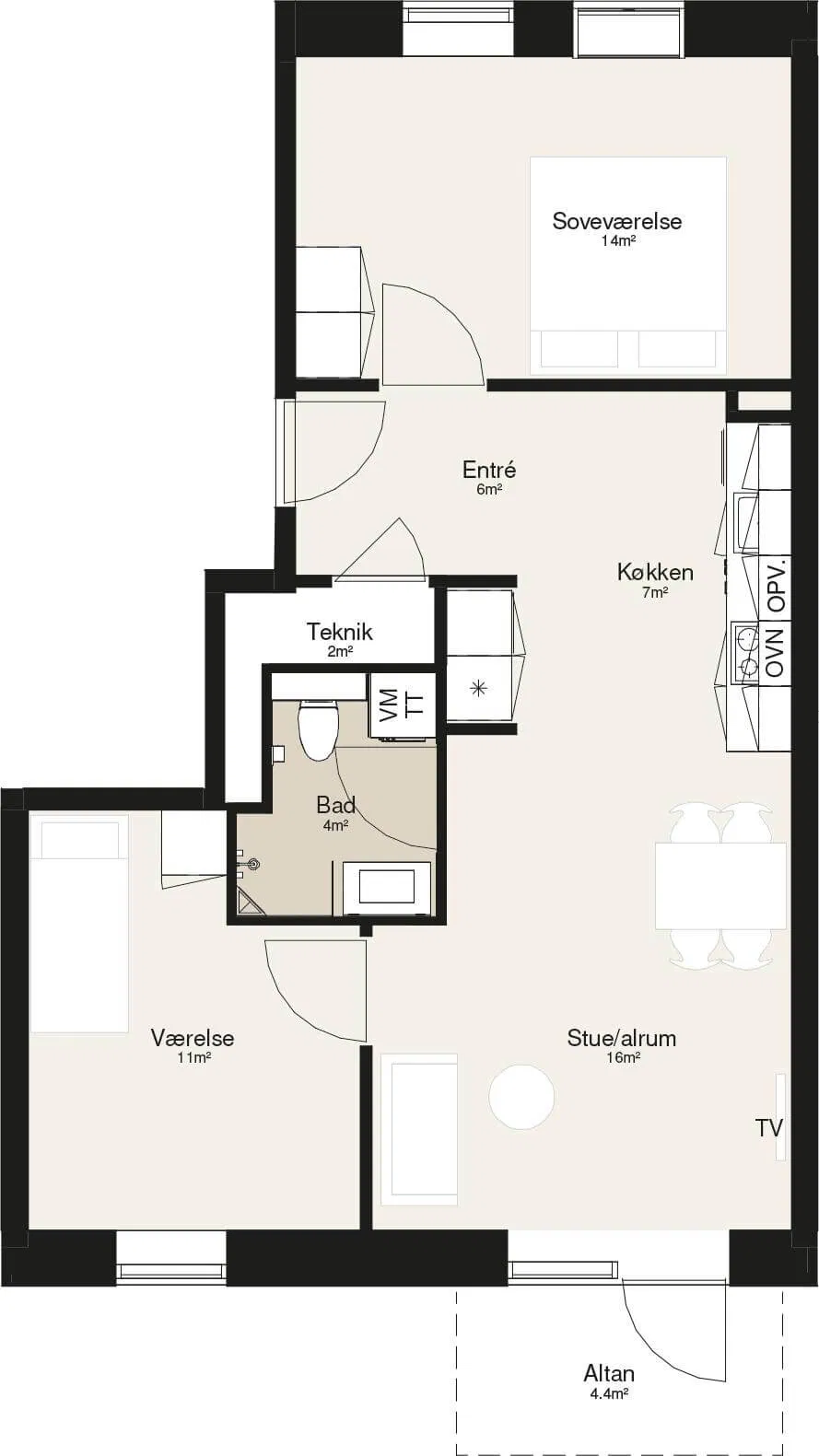 Visual presentation of the listing