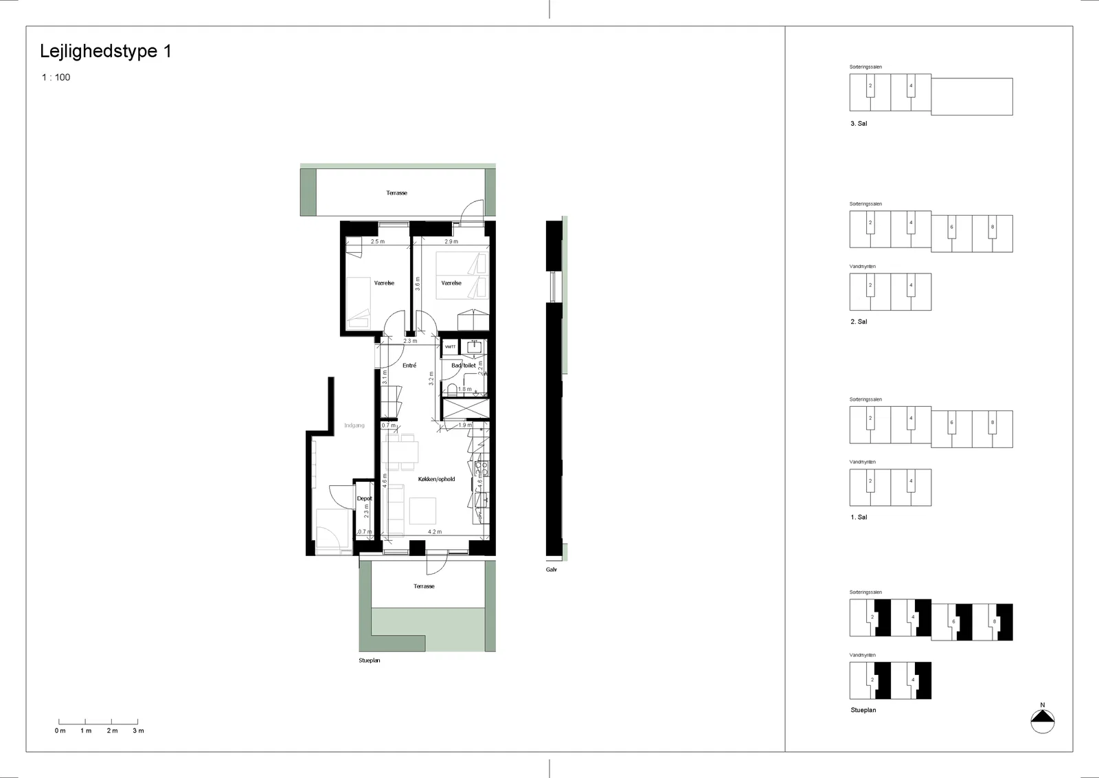 Visual presentation of the listing