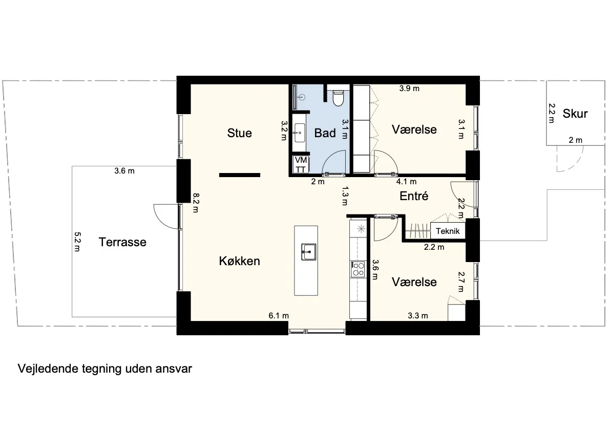 Visual presentation of the listing