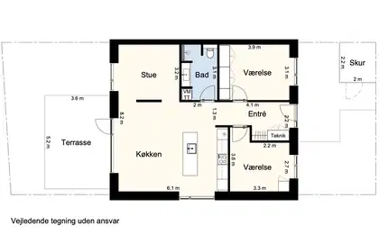 Visual presentation of the listing