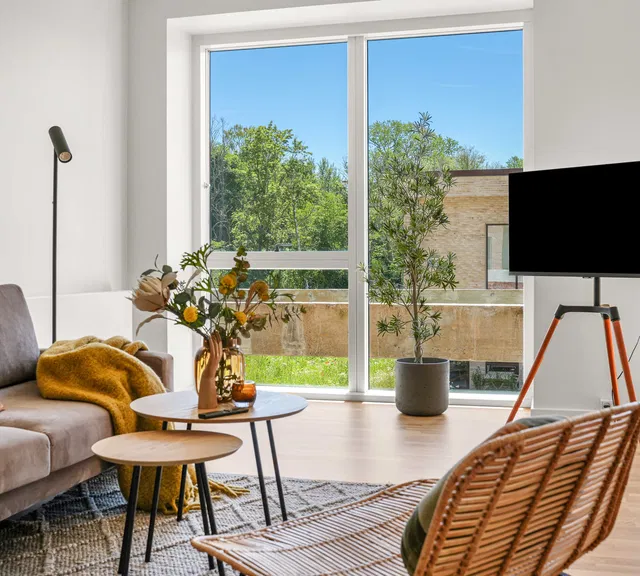 apartment Rummelig stuelejlighed med terrasse i sydlige Odense