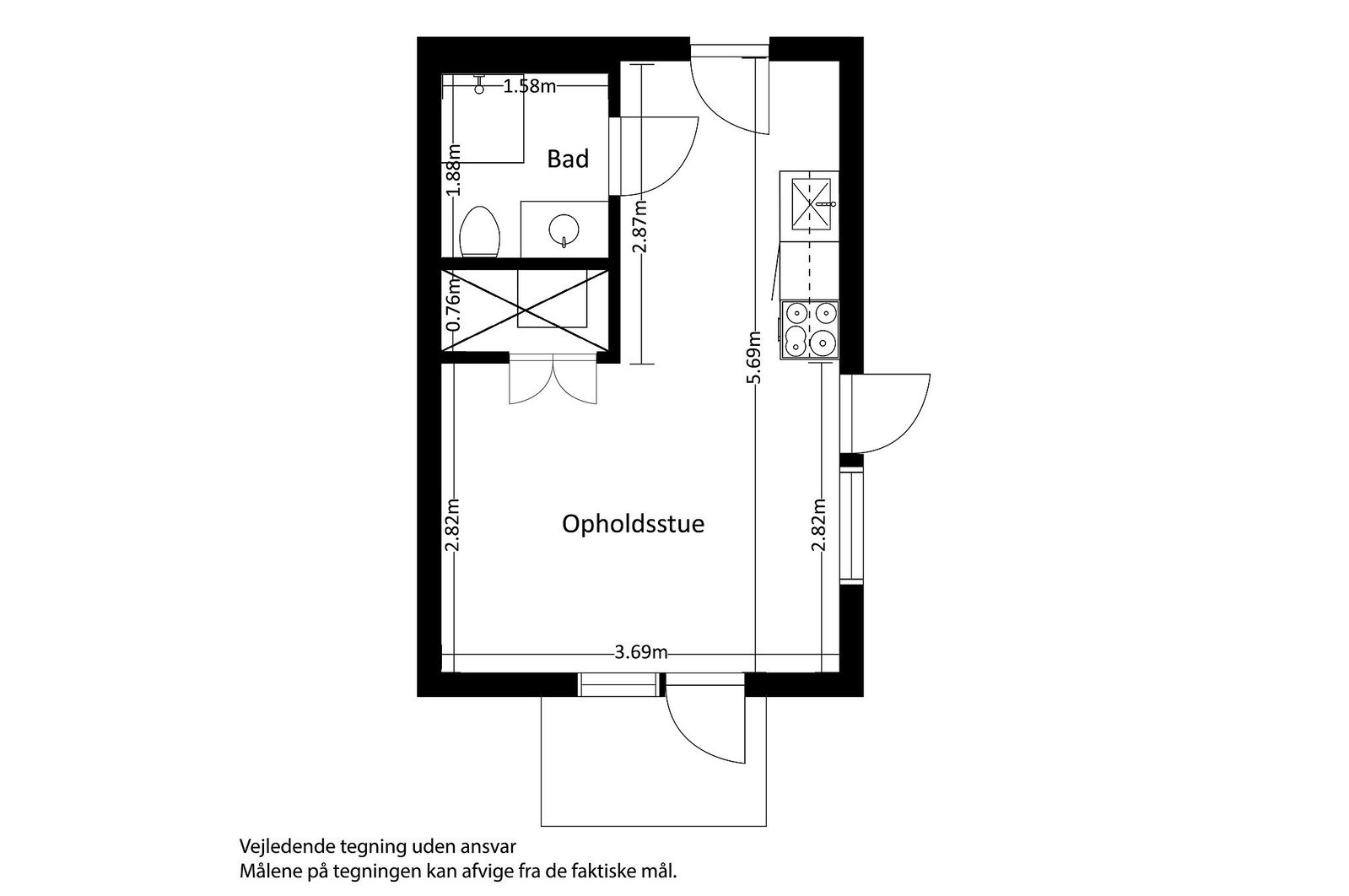 Visual presentation of the listing