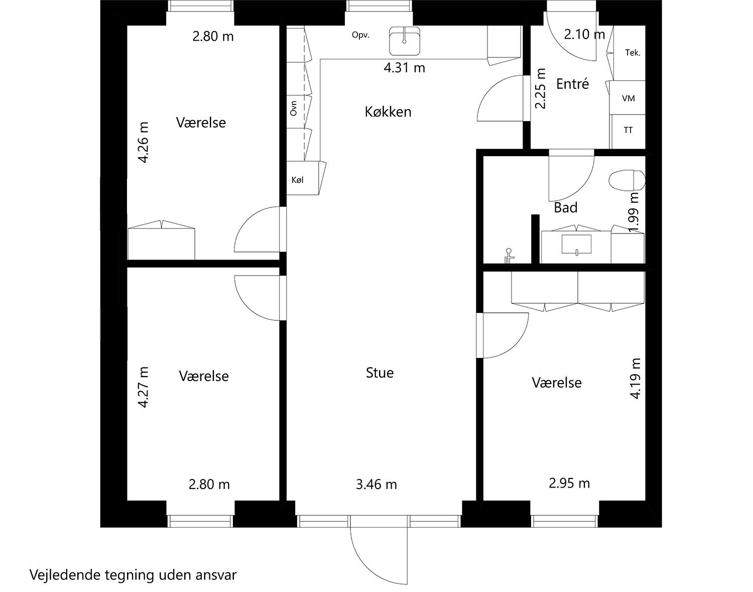 Visual presentation of the listing