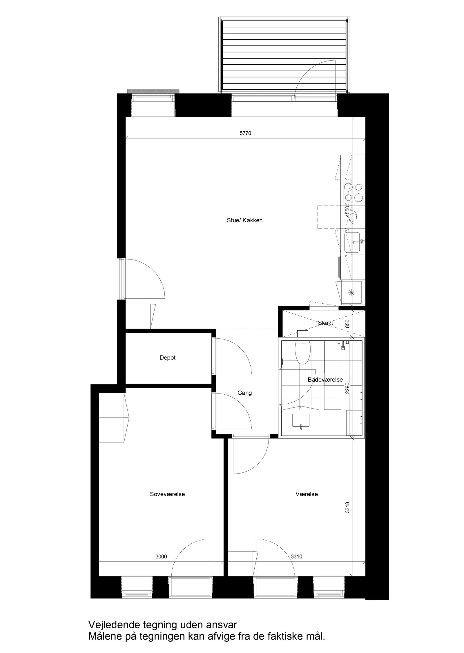 Visual presentation of the listing