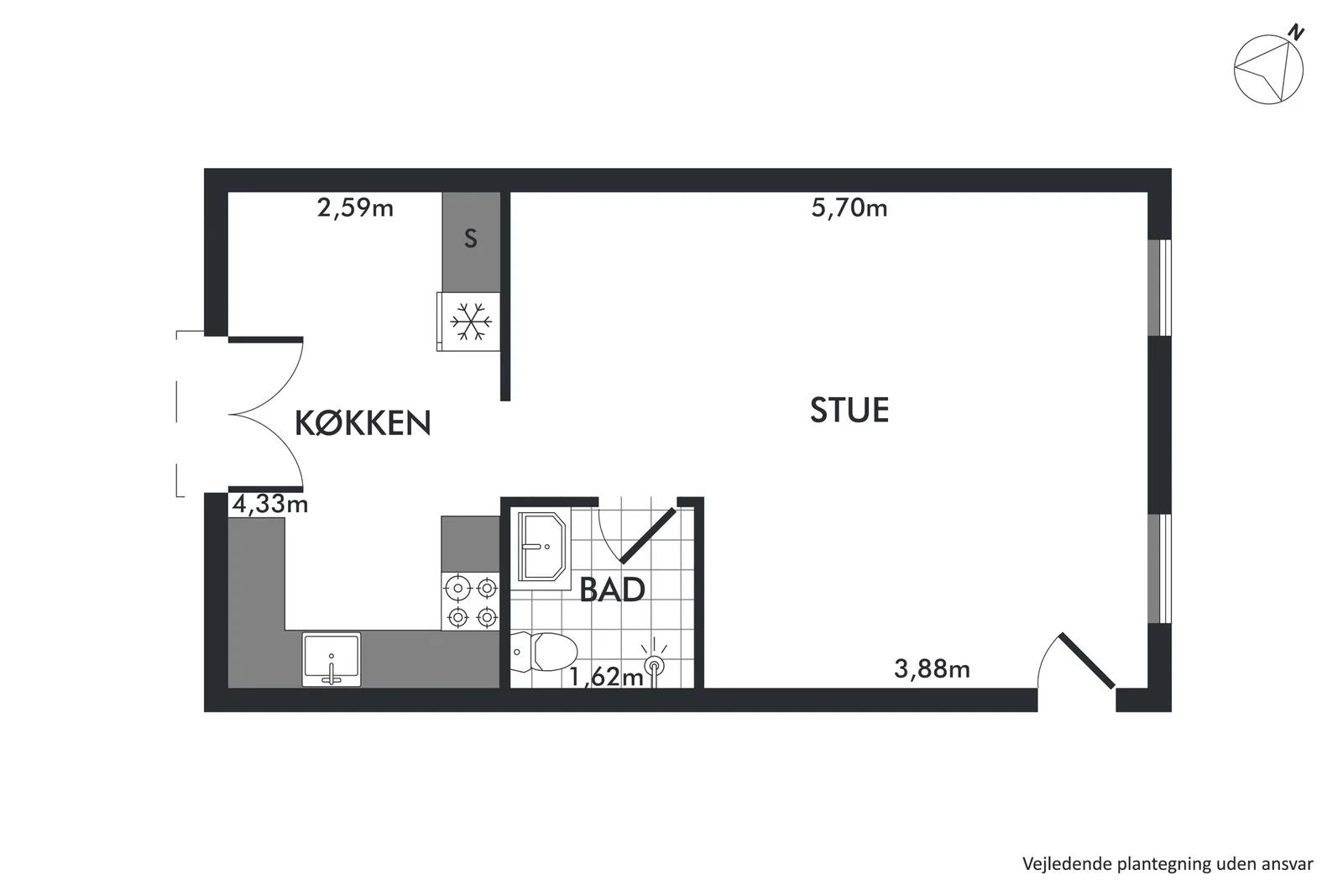 Visual presentation of the listing