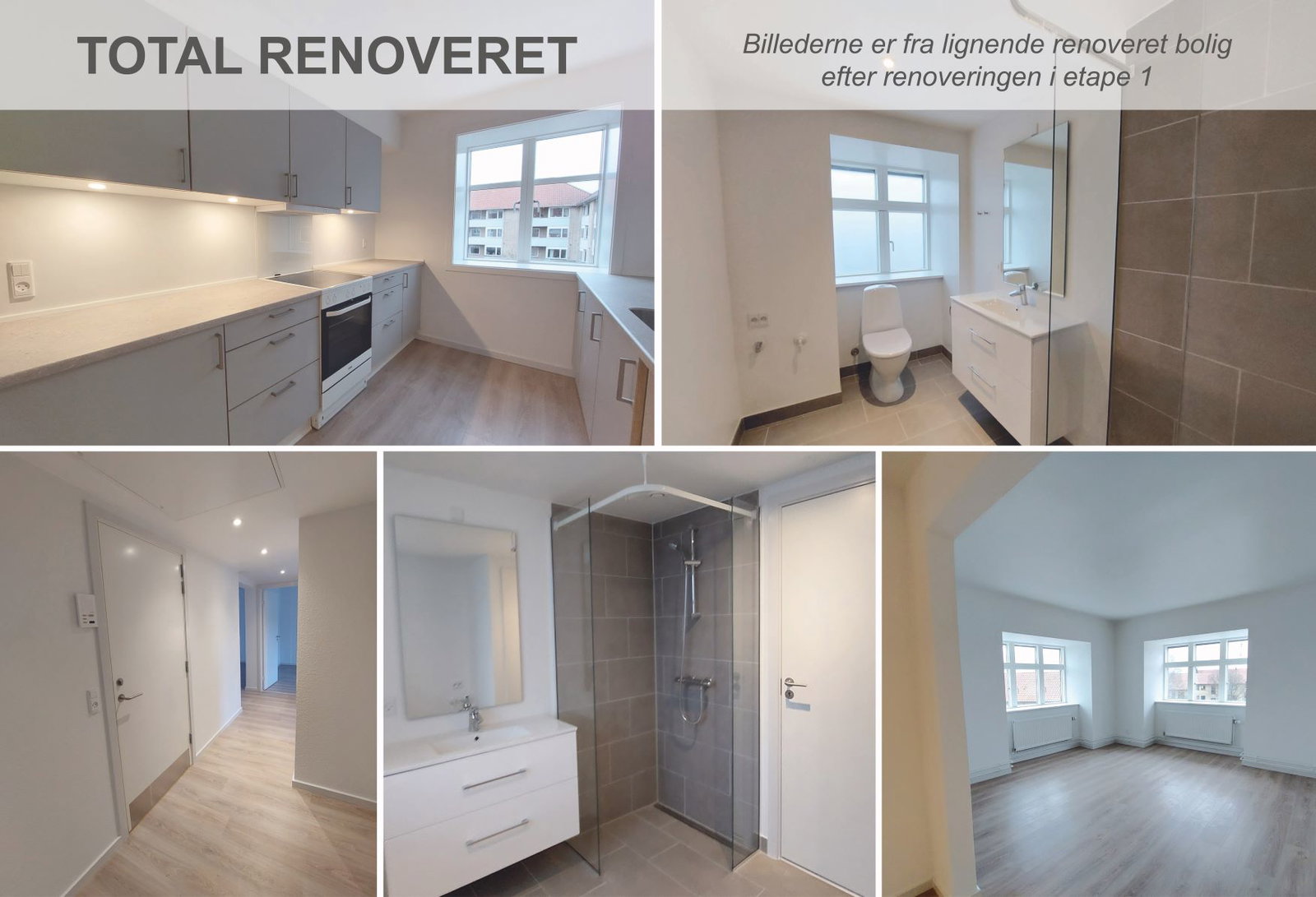 Visual presentation of the listing
