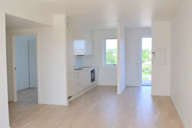 apartment Lys 3-værelses lejlighed med stor altan