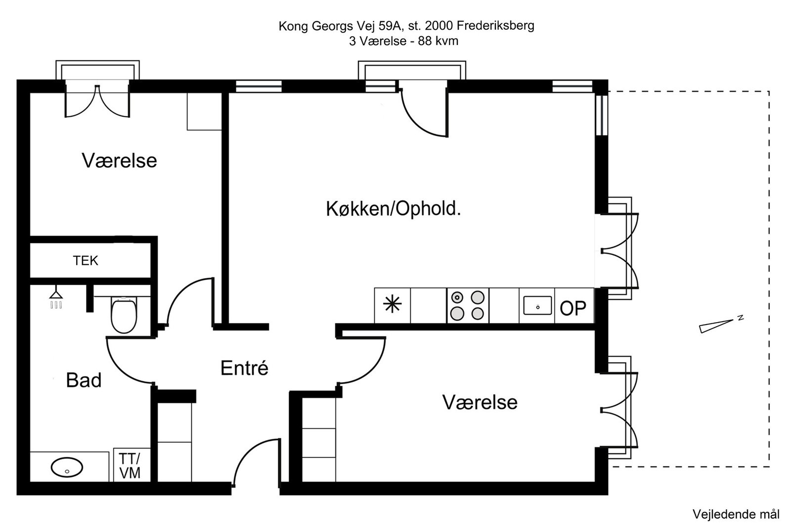 Visual presentation of the listing