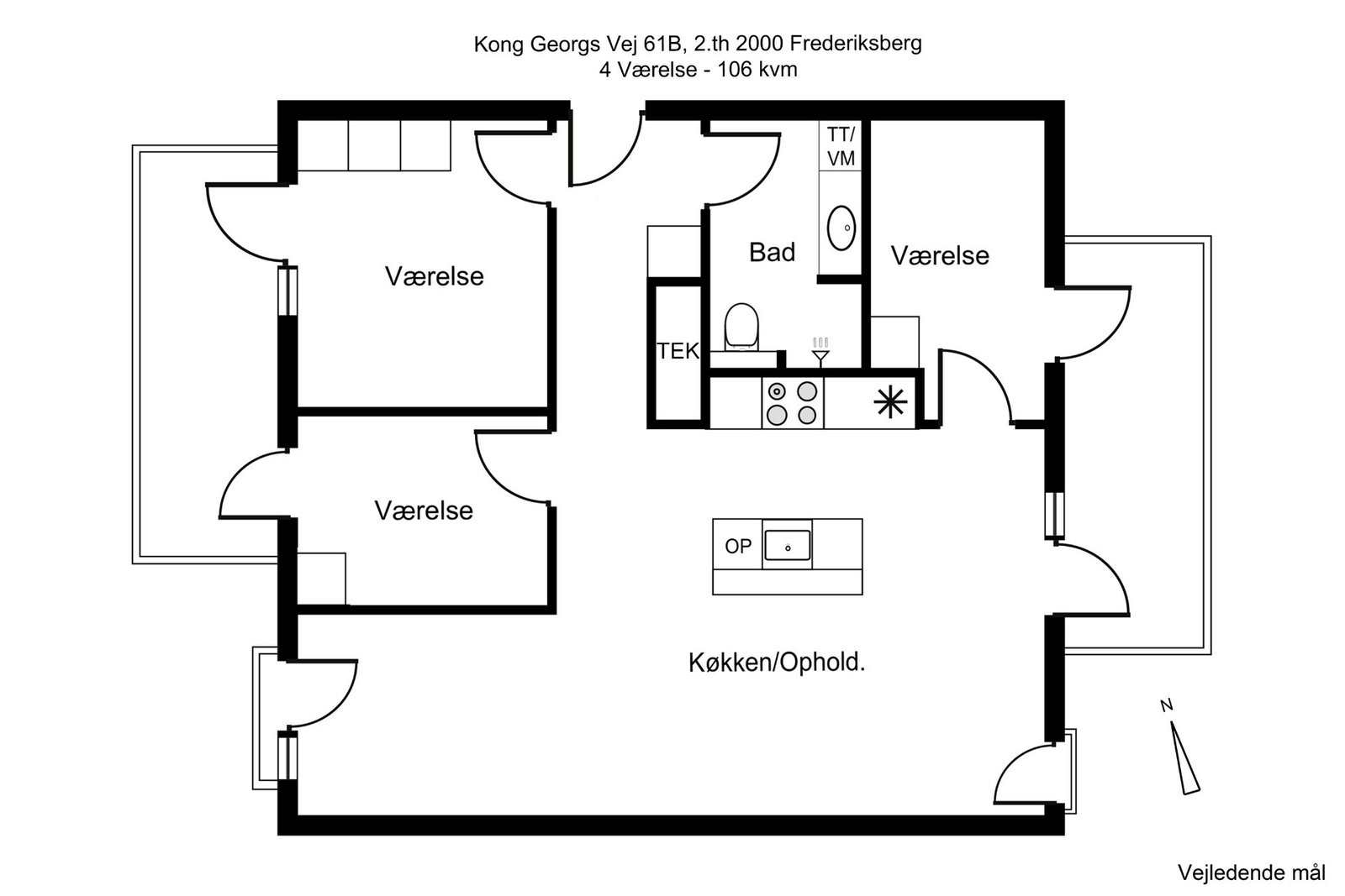 Visual presentation of the listing