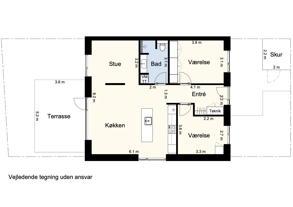 Visual presentation of the listing