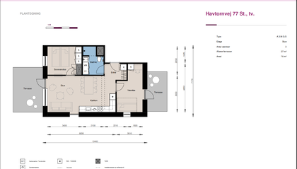 Visual presentation of the listing