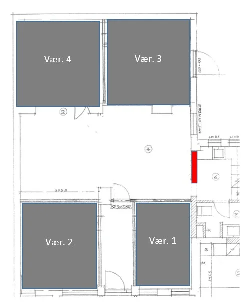 apartment 5 værelses charmerende lejlighed