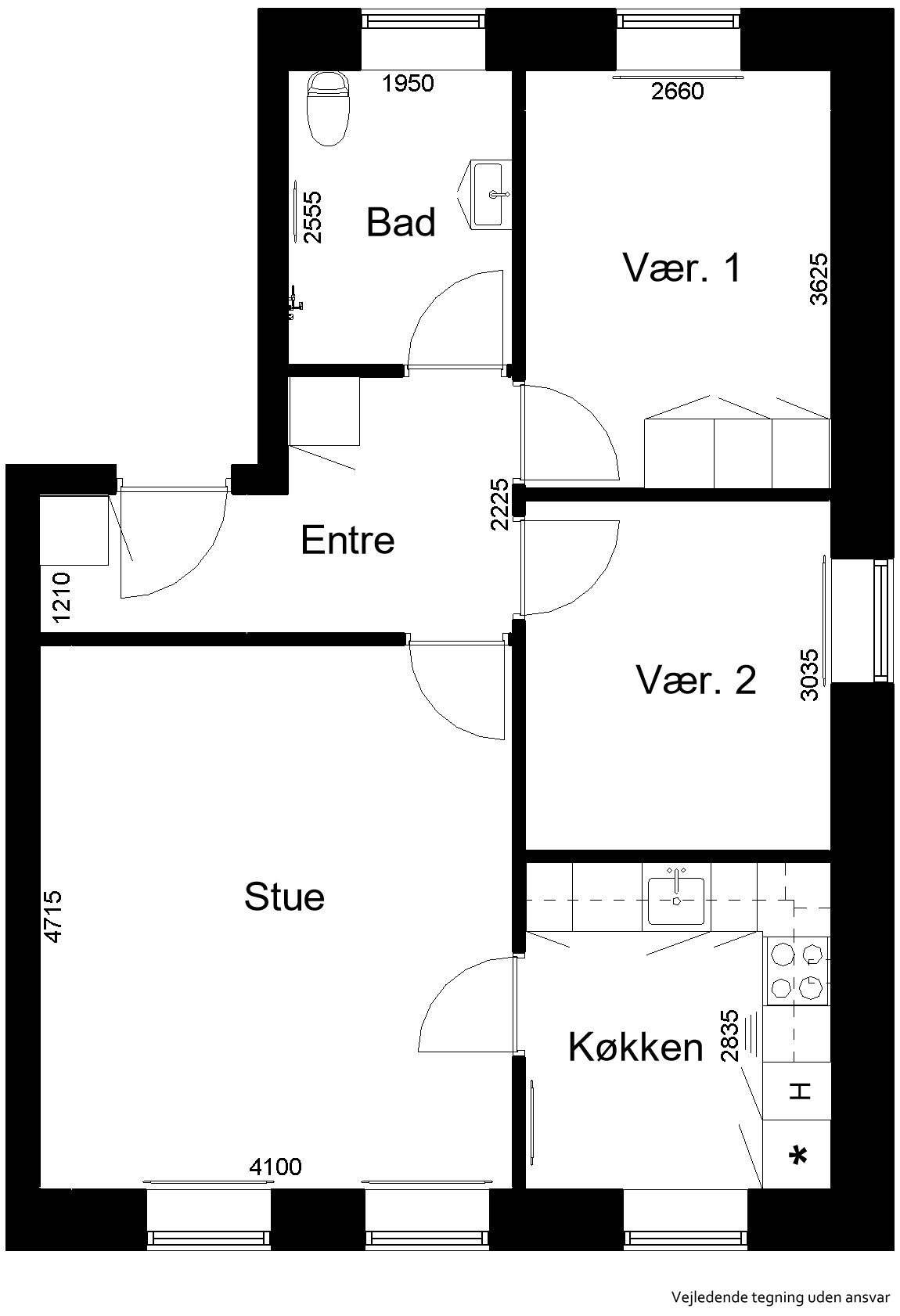 Visual presentation of the listing