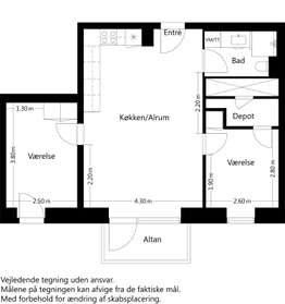 Visual presentation of the listing